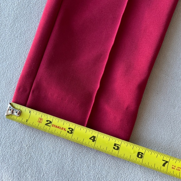 New Max Mara Studio Skinny Fit Pintuck Newport Pants Side Zip Closure Size 8 - Picture 8 of 8